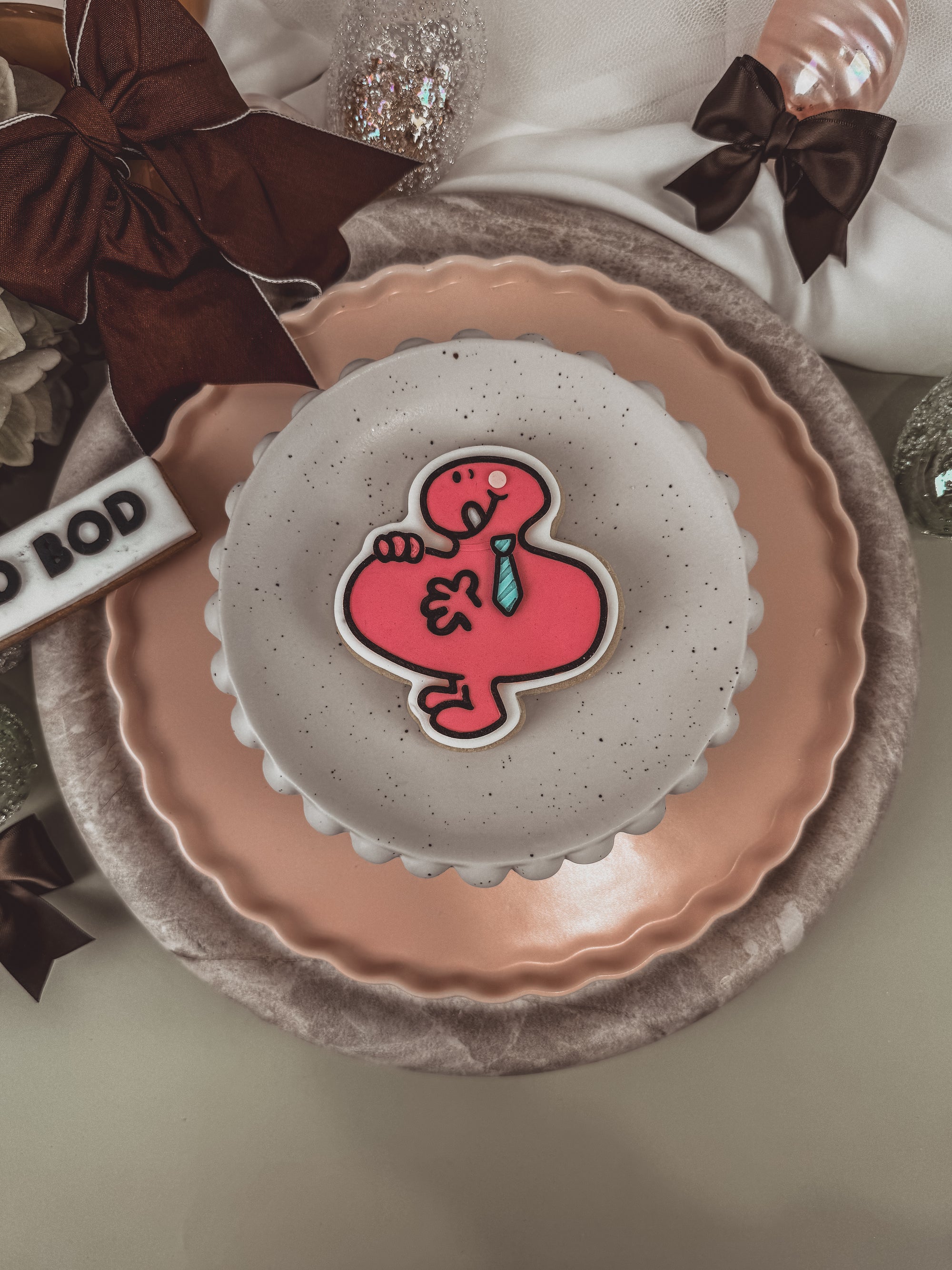 Funny Dad Bod Character Cookie Cutter &amp; Stamp