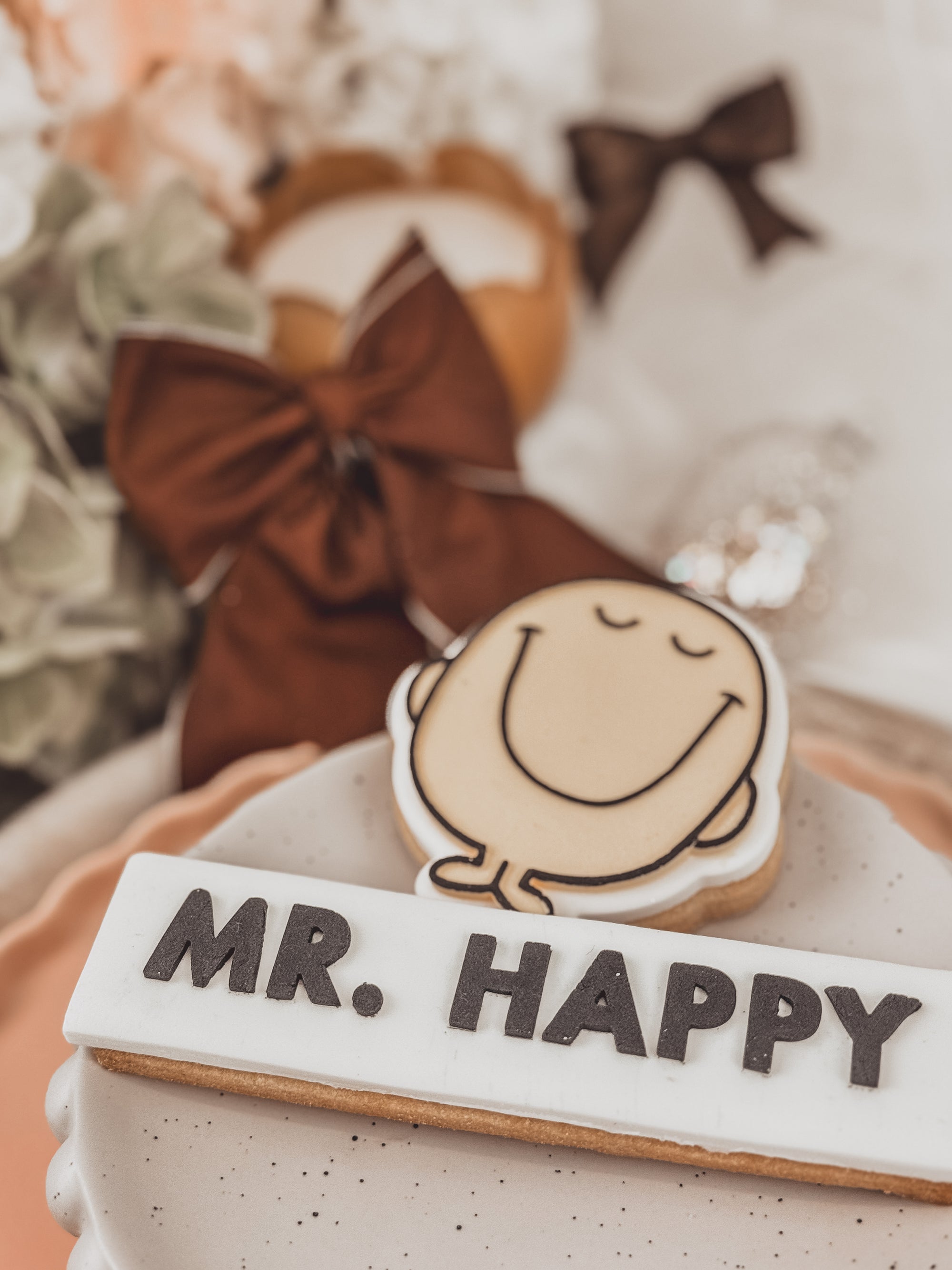 Happy Character Cookie Cutter &amp; Stamp