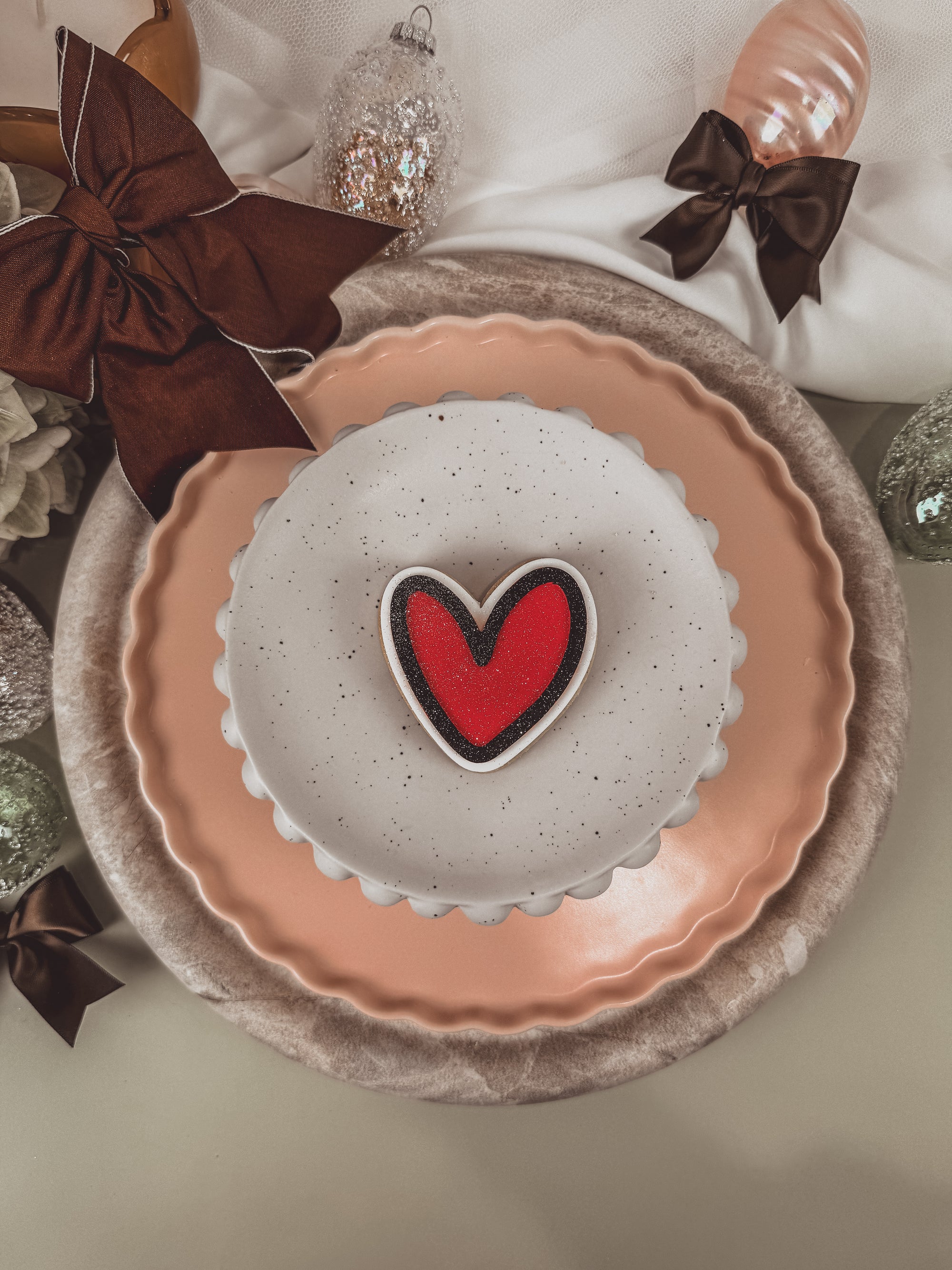 Men Theme Heart LARGE Cookie Cutter &amp; Stamp