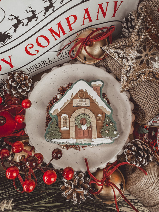 Santa's Workshop Cookie cutter & Stamp