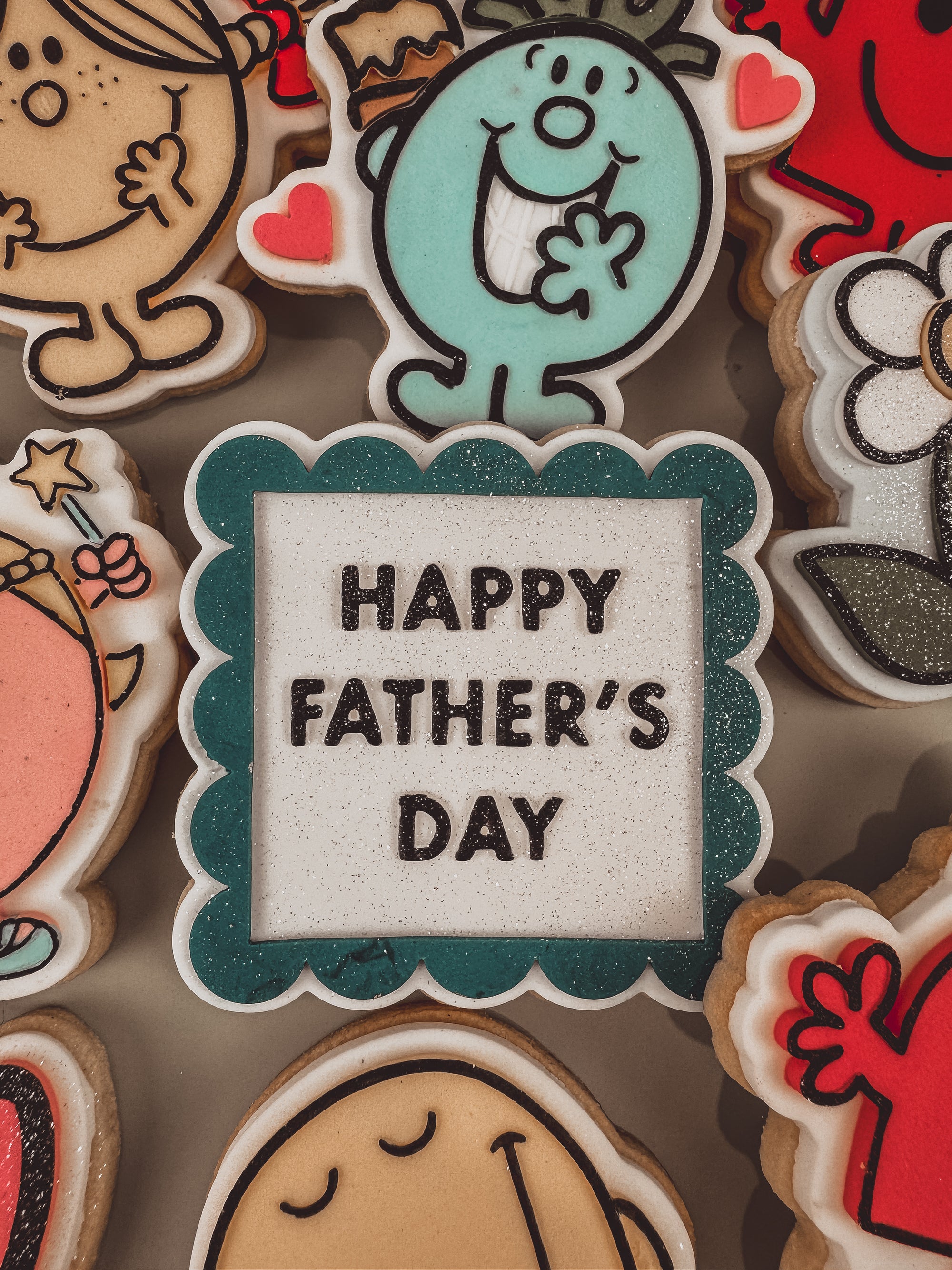 Happy Fathers Day HAPPY THEME Cookie Cutter &amp; Stamp