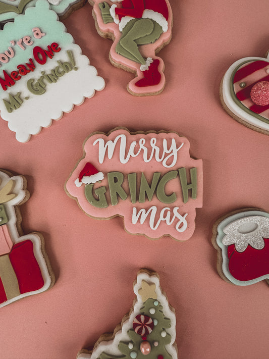 Grumpy Christmas Cookie Cutter & Stamp