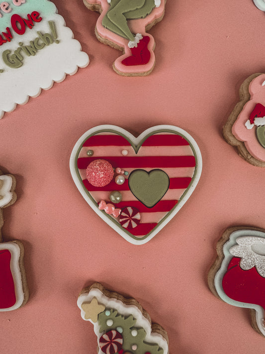 Grumpy Heart Cookie Cutter & Stamp