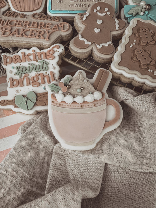 Mug Of Eggnog Cookie Cutter & Stamp