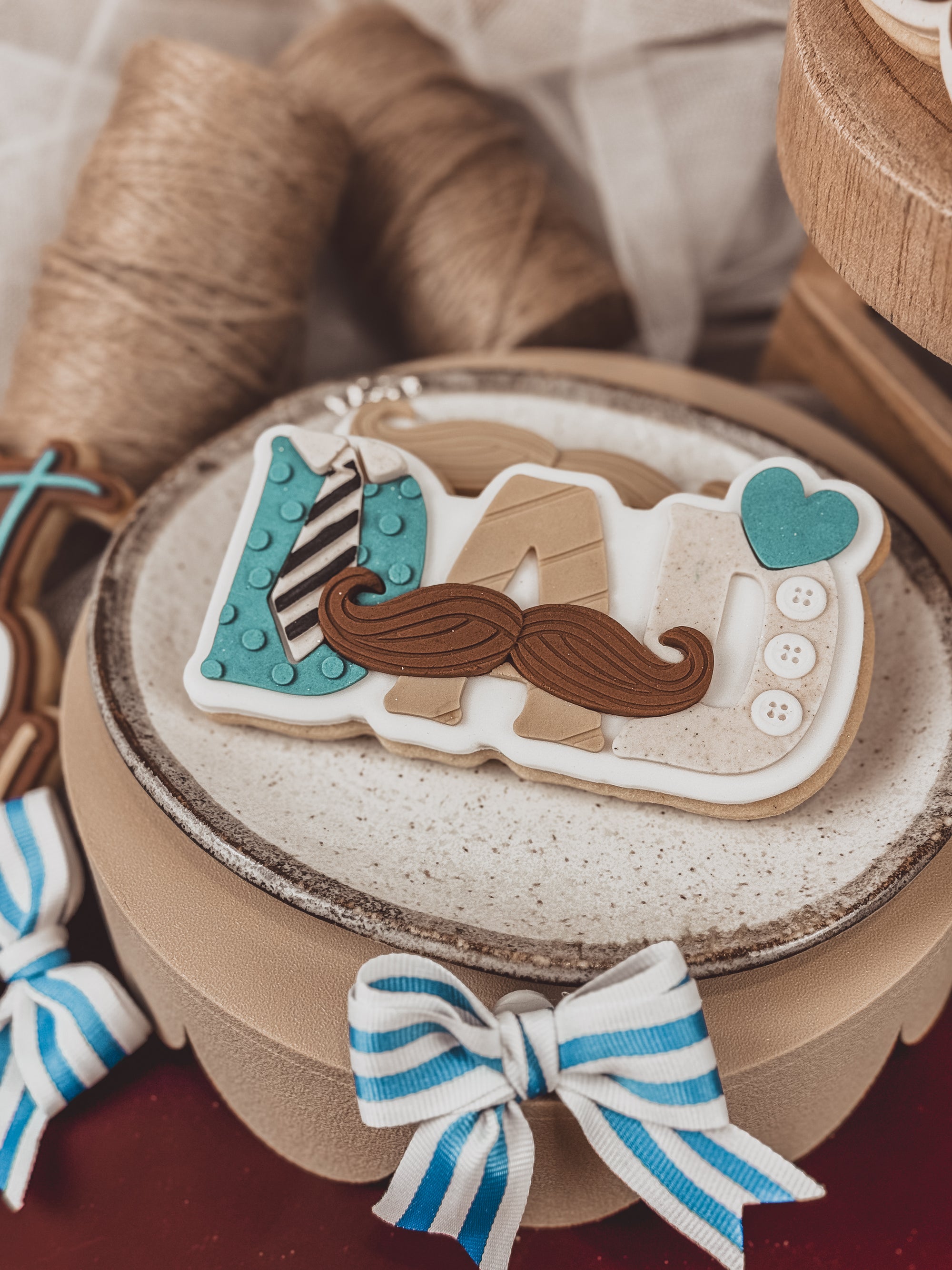 DAD Moustache Cookie Cutter &amp; Stamp