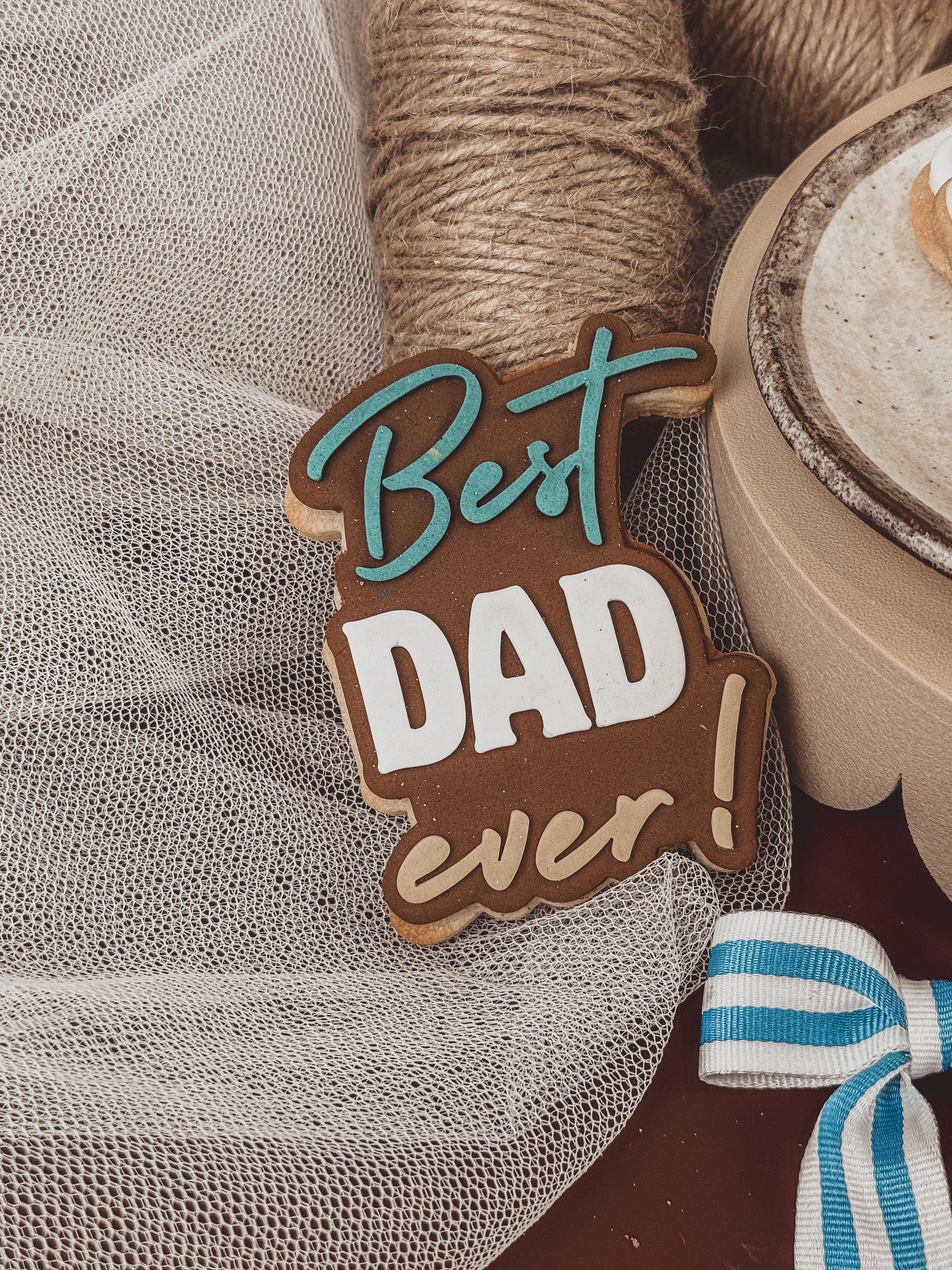 Best DAD Ever Cookie Cutter &amp; Stamp