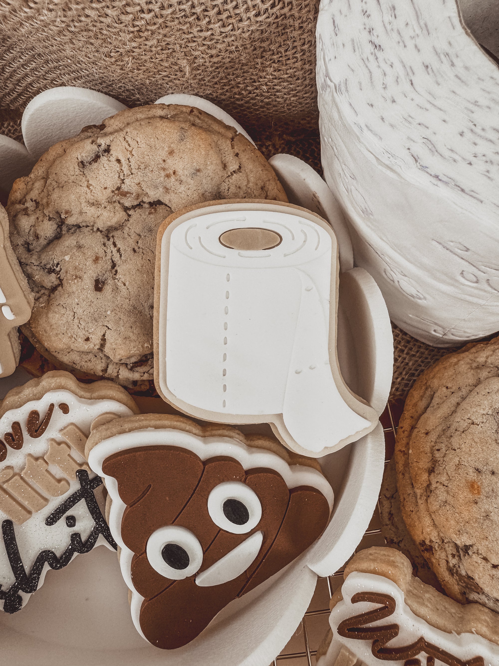 Toilet Paper Roll Cookie Cutter &amp; Stamp