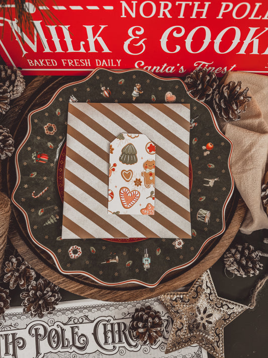 Christmas Sugar Cookies Gift Tags (QTY 5)