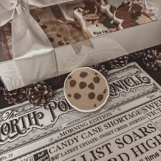 Chocolate Chip Cookie Cookie Cutter & Stamp