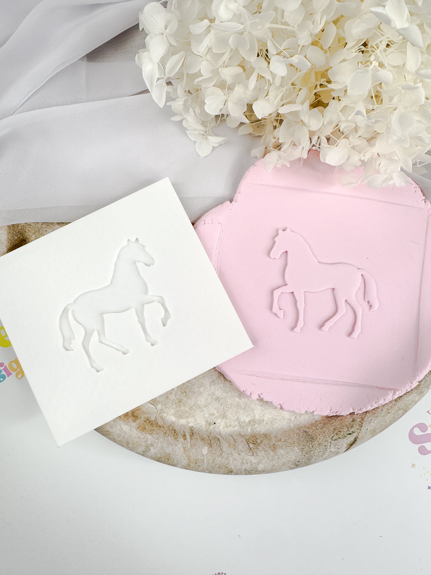 Horse Silhouette Cookie Plate