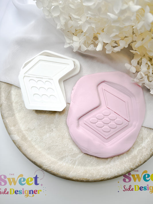 Make Up Palette Cookie Cutter & Stamp