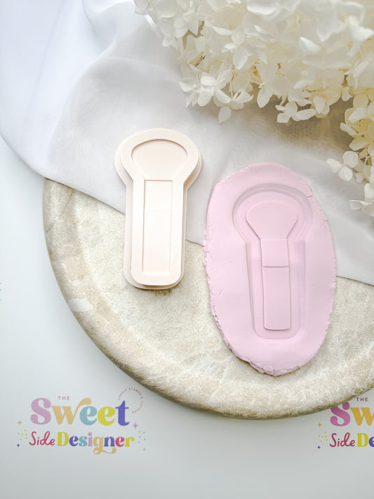Make Up Brush Cookie Cutter & Stamp