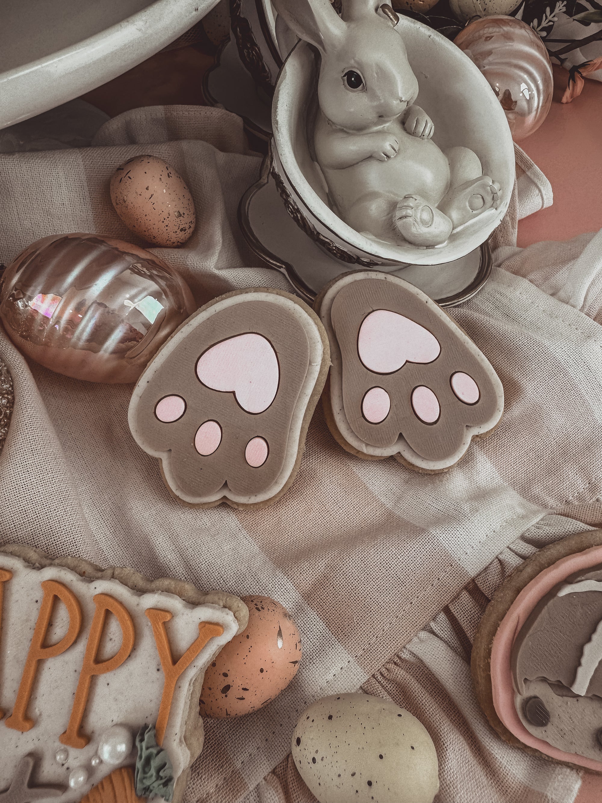 Bunny Footprints Cookie Cutter &amp; Stamp