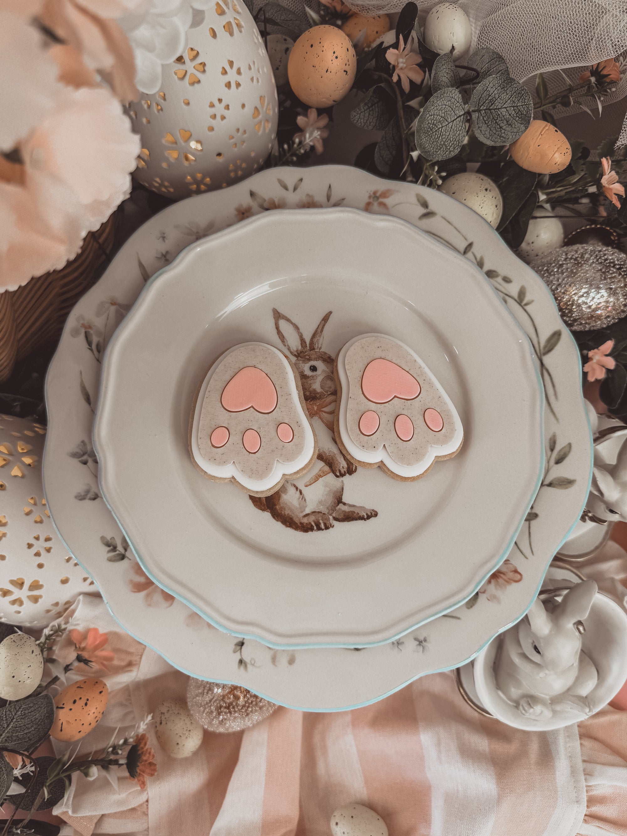 Bunny Footprints Cookie Cutter &amp; Stamp