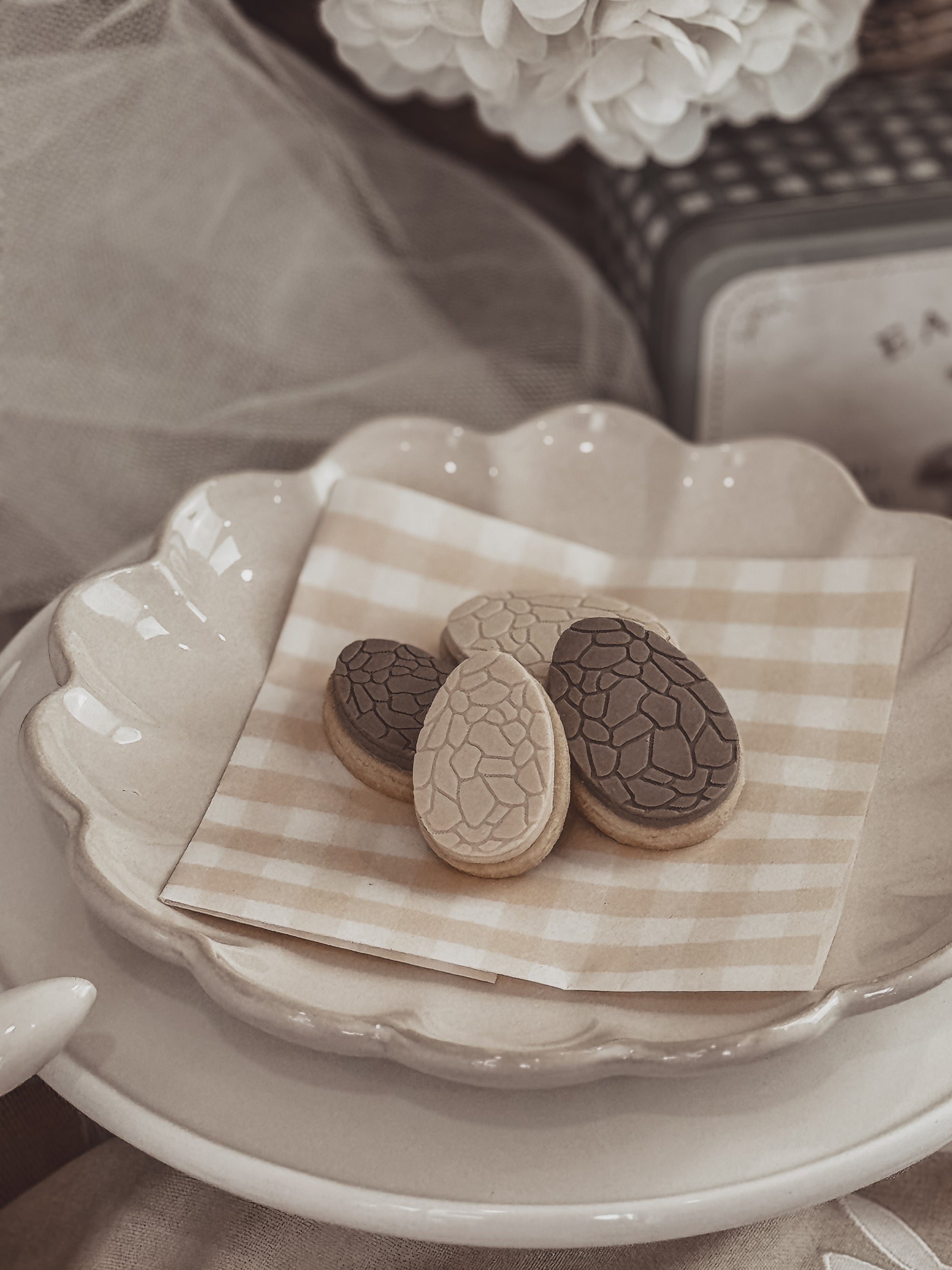Chocolate Eggs Cookie Cutter &amp; Stamps