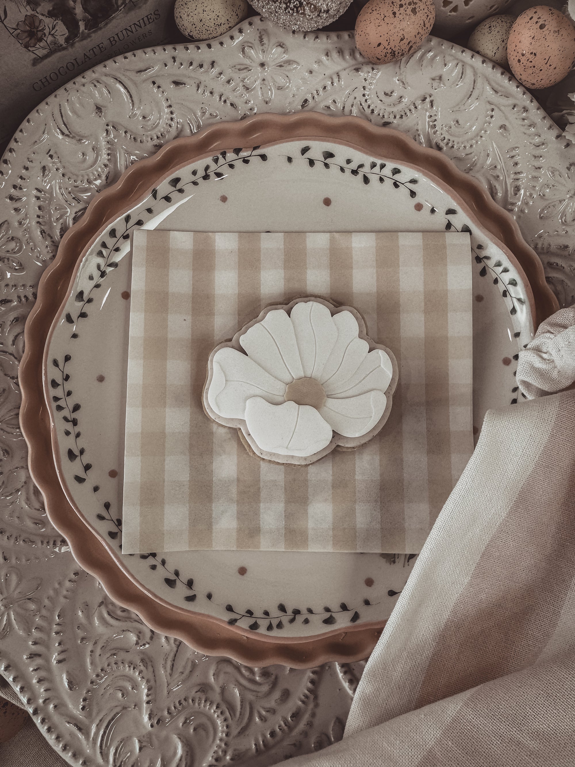 Open Flower Cookie Cutter &amp; Stamp