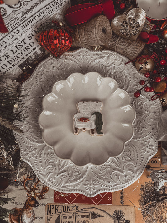 Arm Chair With Book & Throw Rug Cookie Cutter & Stamp