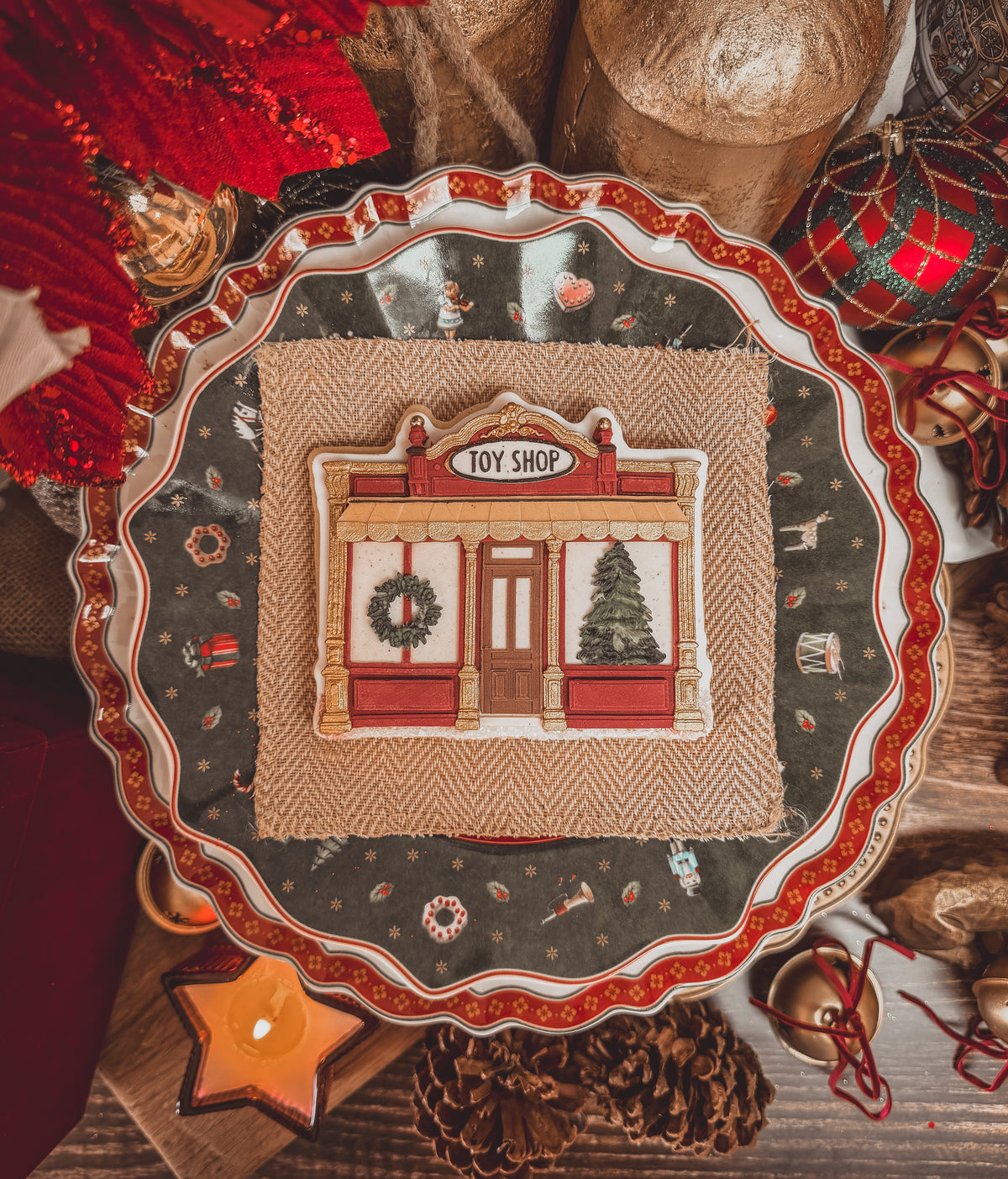 Santa's Toy Shop Cookie Cutter &amp; Stamp