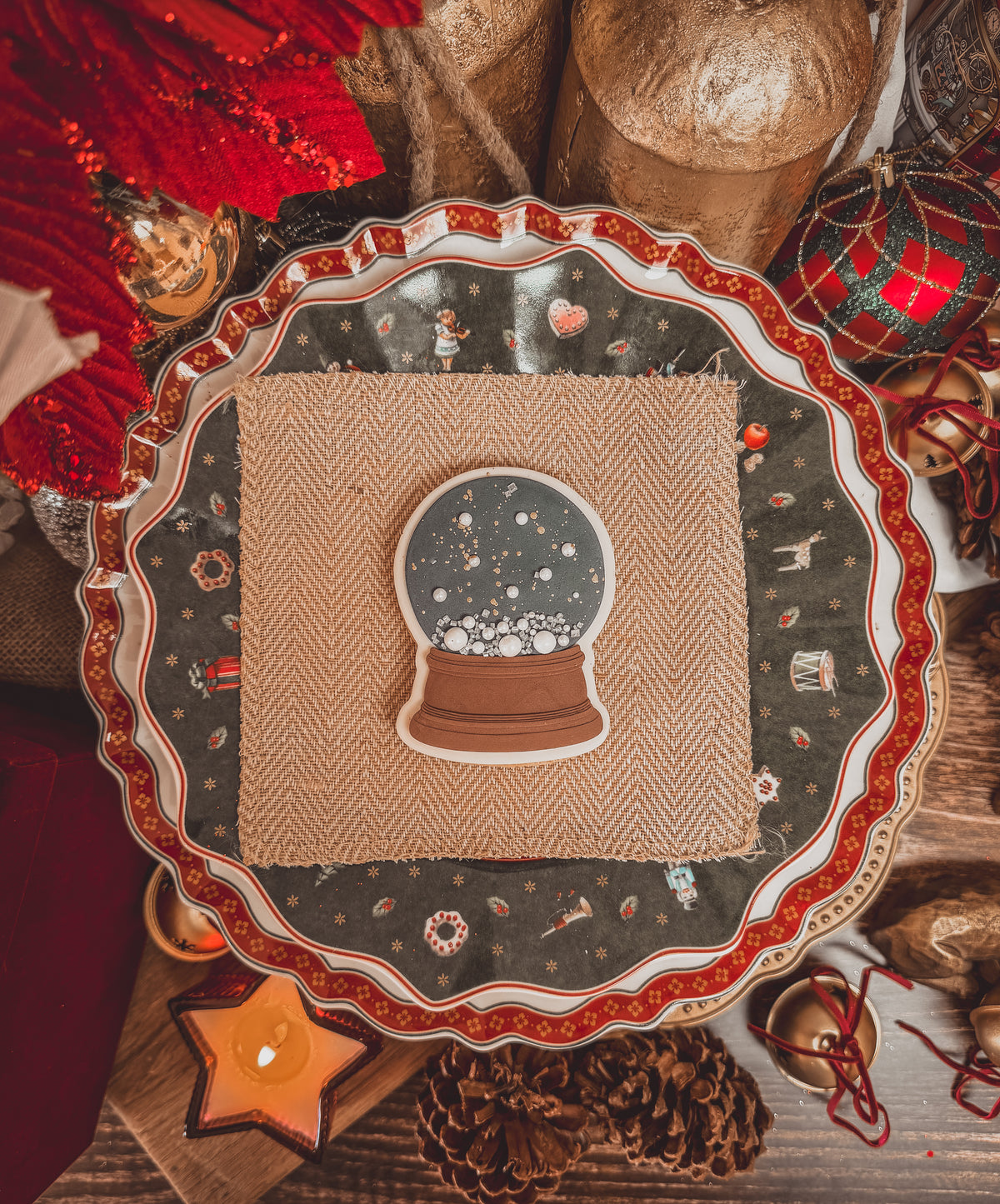 Blank Snow Globe Cookie Cutter &amp; Stamp