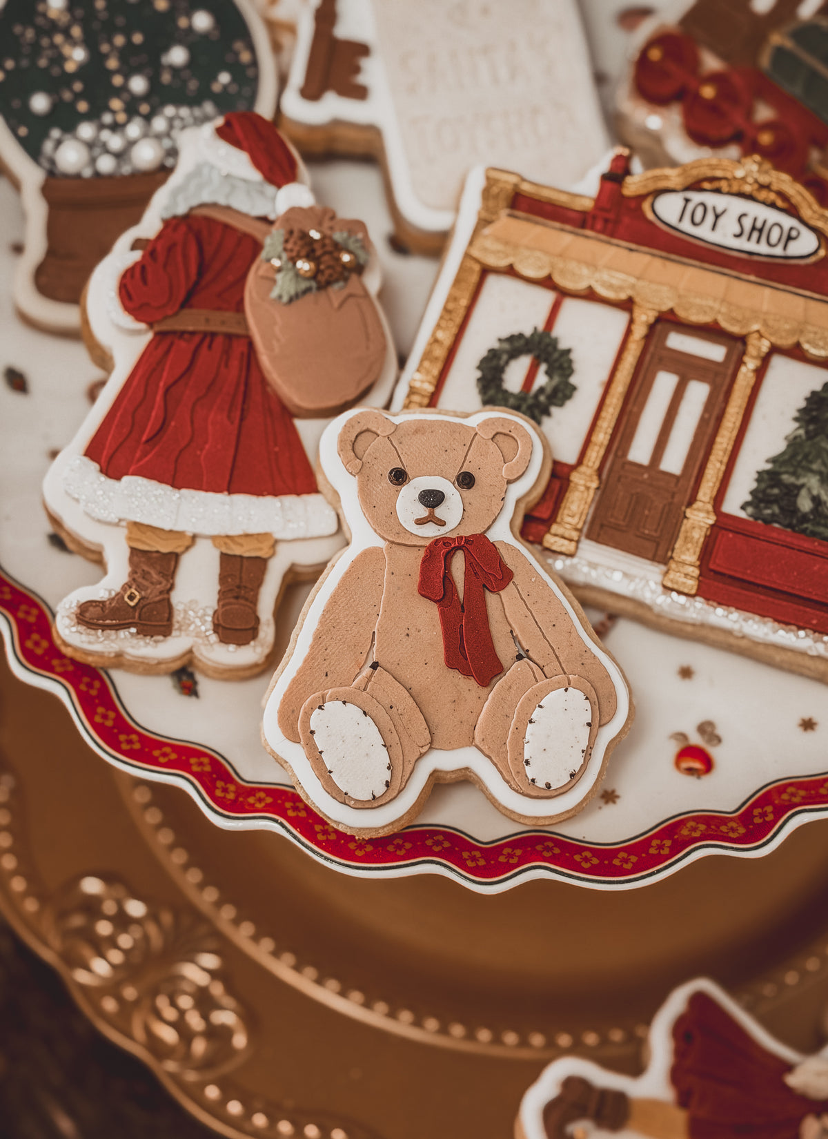 Santa's Toy Shop Cookie Cutter &amp; Stamp