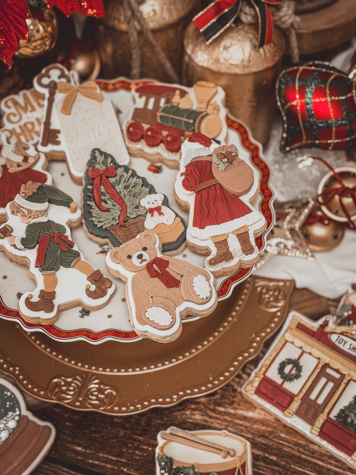 Santa's Toy Shop Key Cookie Cutter &amp; Stamp