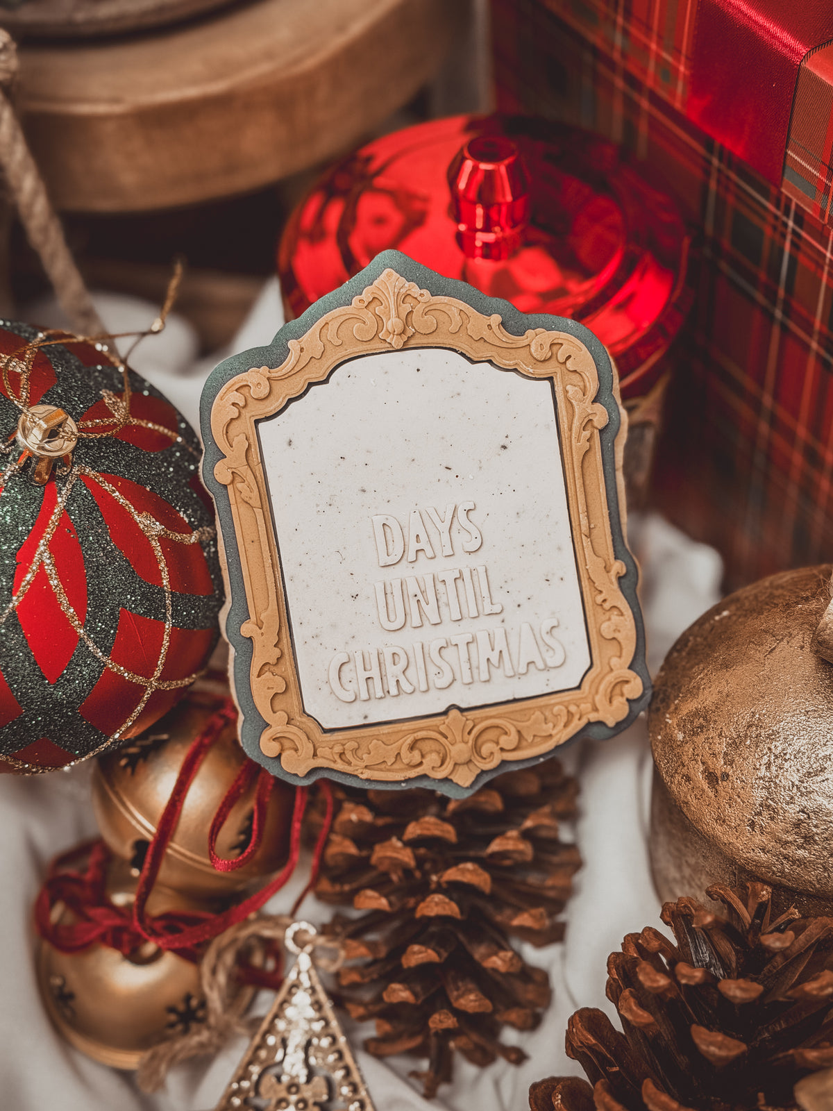 Days Until Christmas Countdown Cookie Cutter &amp; Stamp