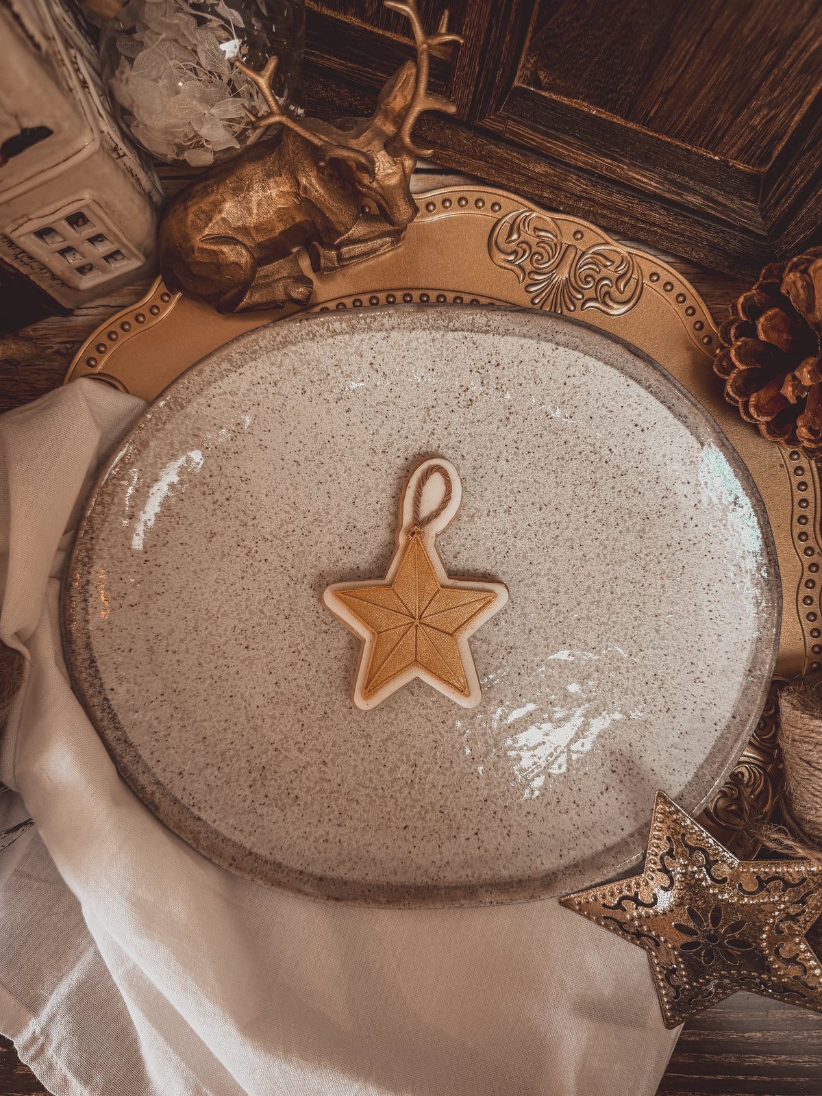 Star Ornament Cookie Cutter &amp; Stamp