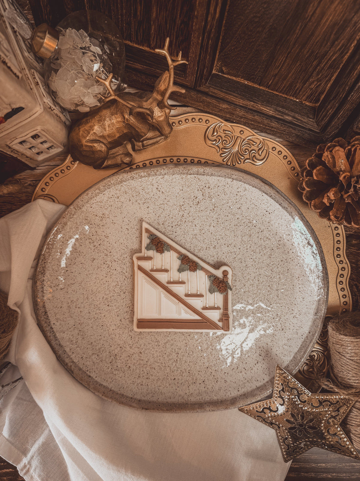 Classic Staircase Cookie Cutter &amp; Stamp