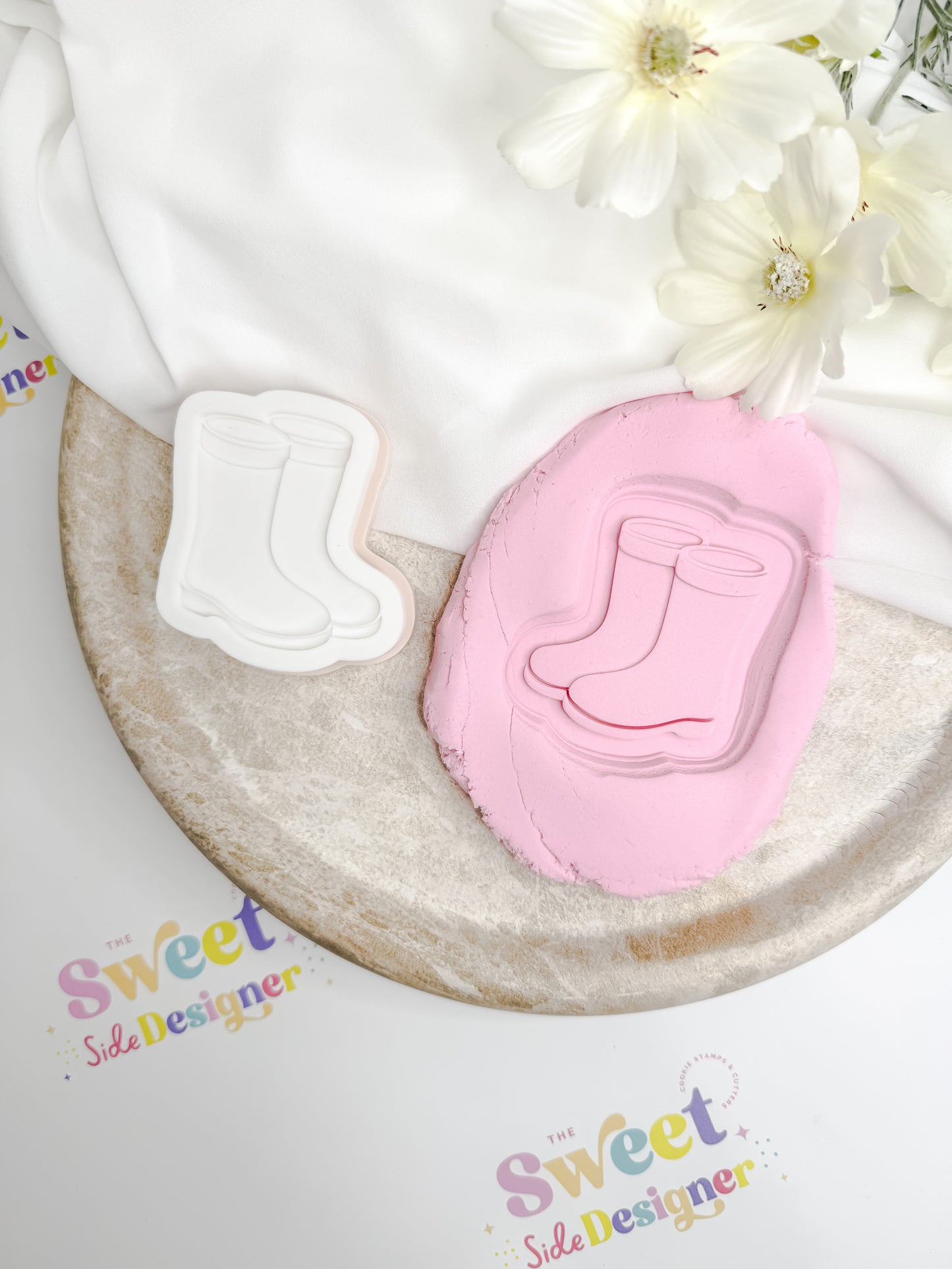 Rain Boots Cookie Cutter & Stamp