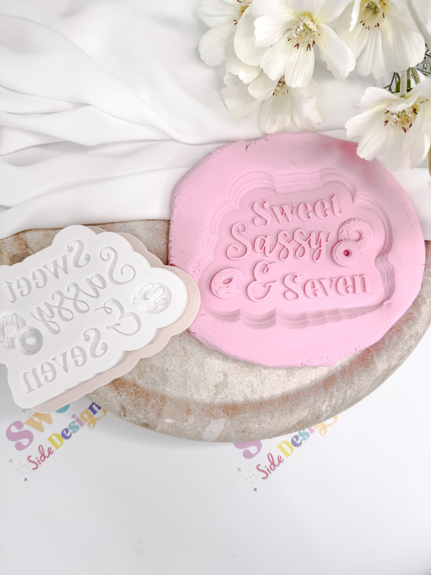 Sweet, Sassy & SEVEN Cookie Cutter & Stamp