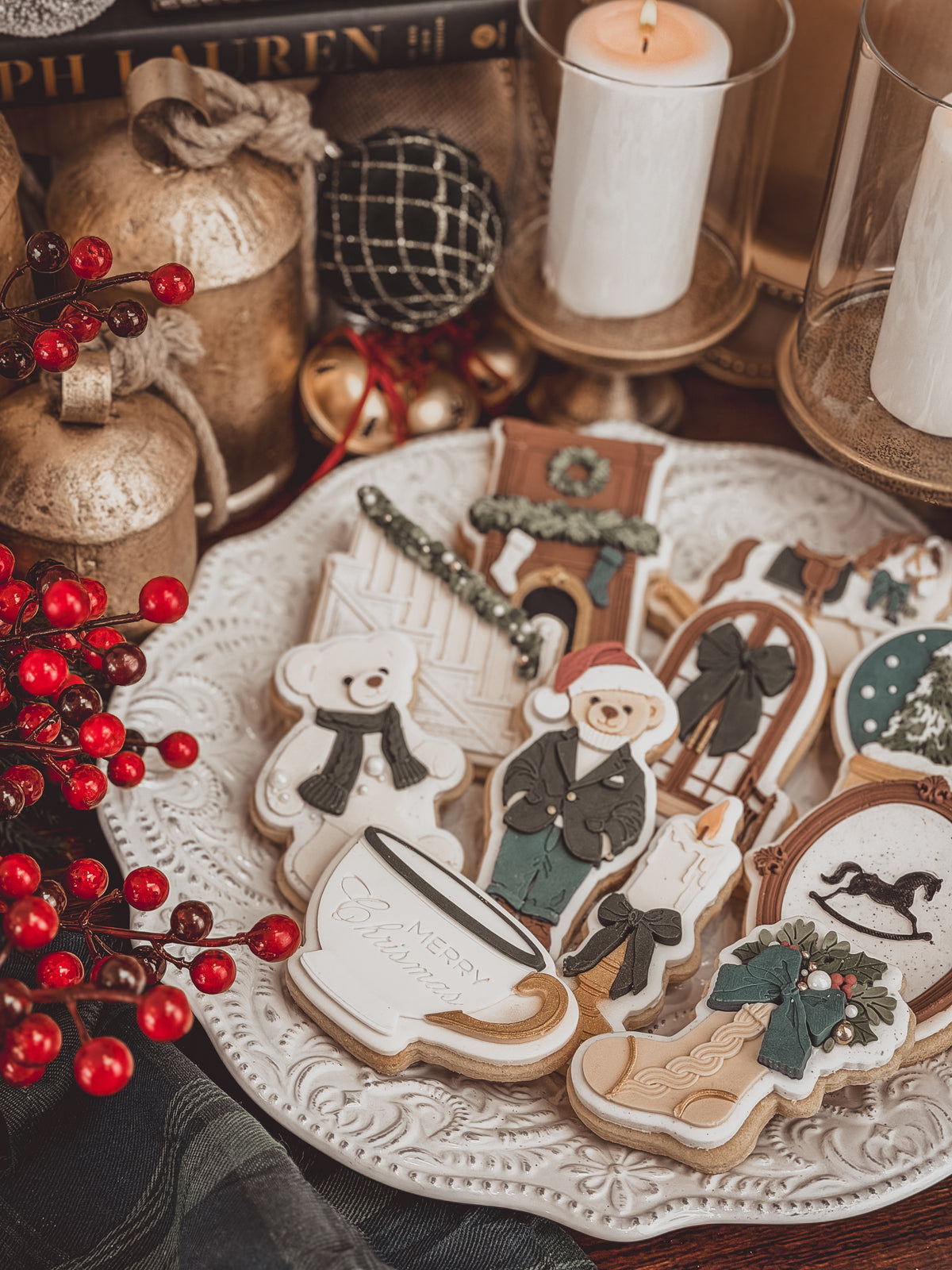 Classic Bear Knit Scarf Cookie Cutter &amp; Stamp