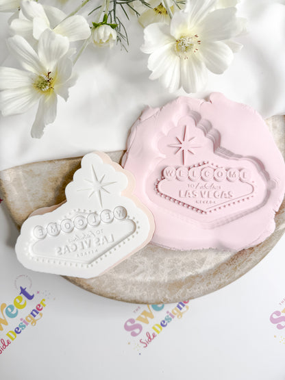 Welcome To Las Vegas Nevada Cookie Cutter & Stamp