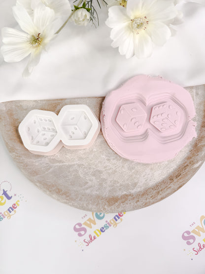 Dice Cookie Cutter & Stamp