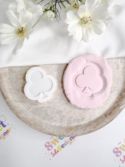 Clubs Suit Symbol Cookie Cutter & Stamp