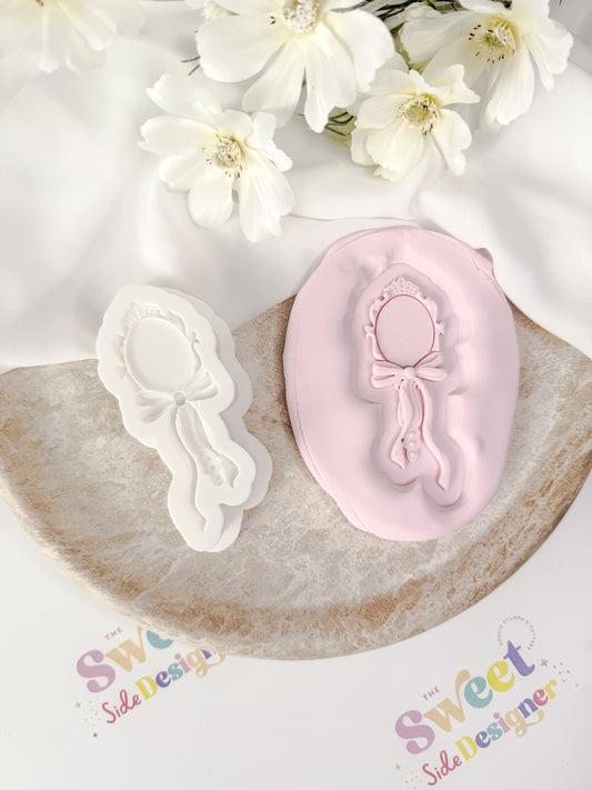 Princess Mirror Cookie Cutter & Stamp