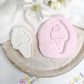 Three Scoops Waffle Cone Ice-Cream Cookie Cutter & Stamp