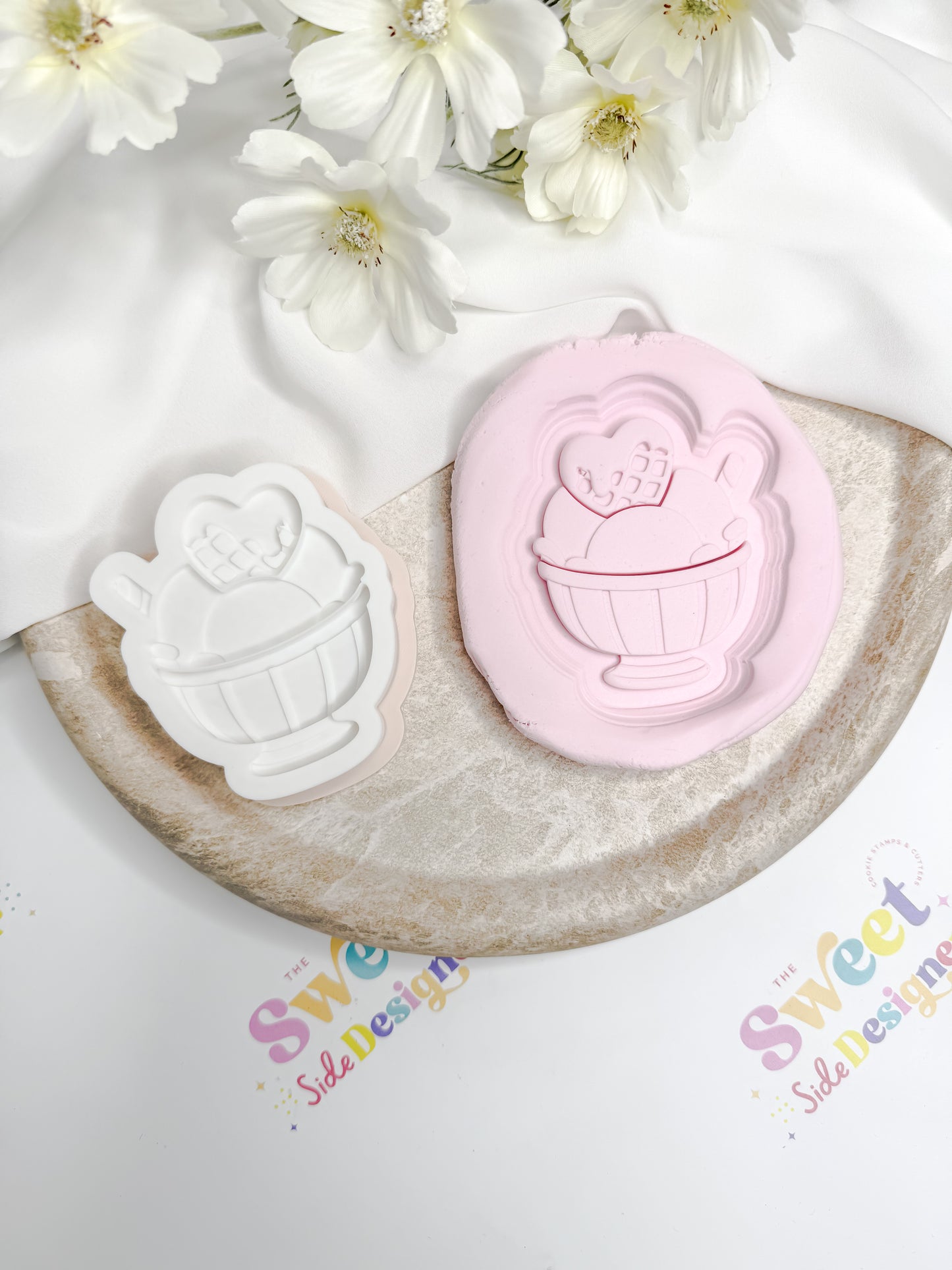 Ice-Cream Sundae Cookie Cutter & Stamp