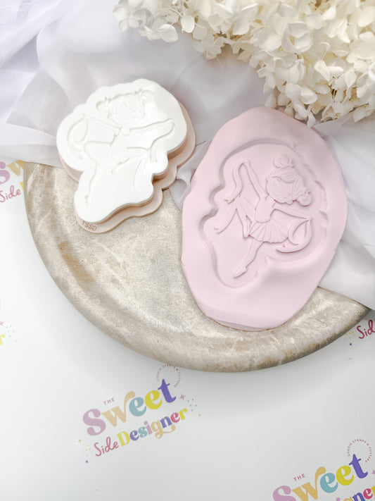 Gymnast Cookie Cutter & Stamp