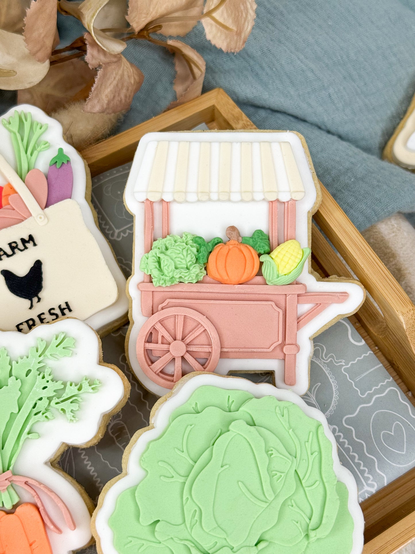 Blank Cart Cookie Cutter & Stamp