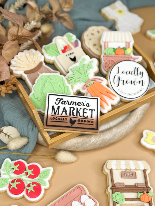 Blank Cart Cookie Cutter & Stamp