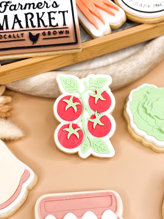 Tomatoes Cookie Cutter & Stamp