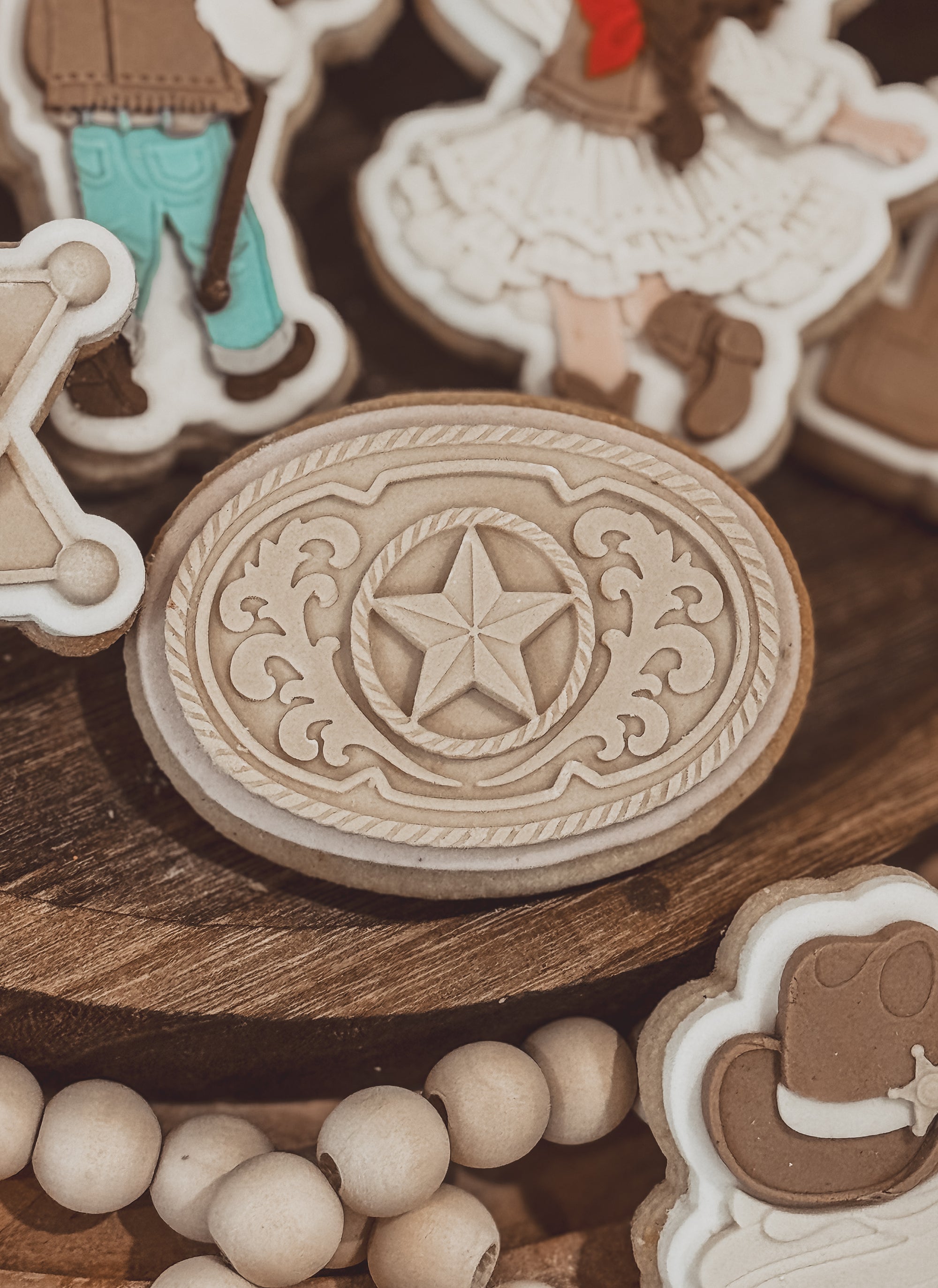 Belt Buckle Cookie Cutter &amp; Stamp
