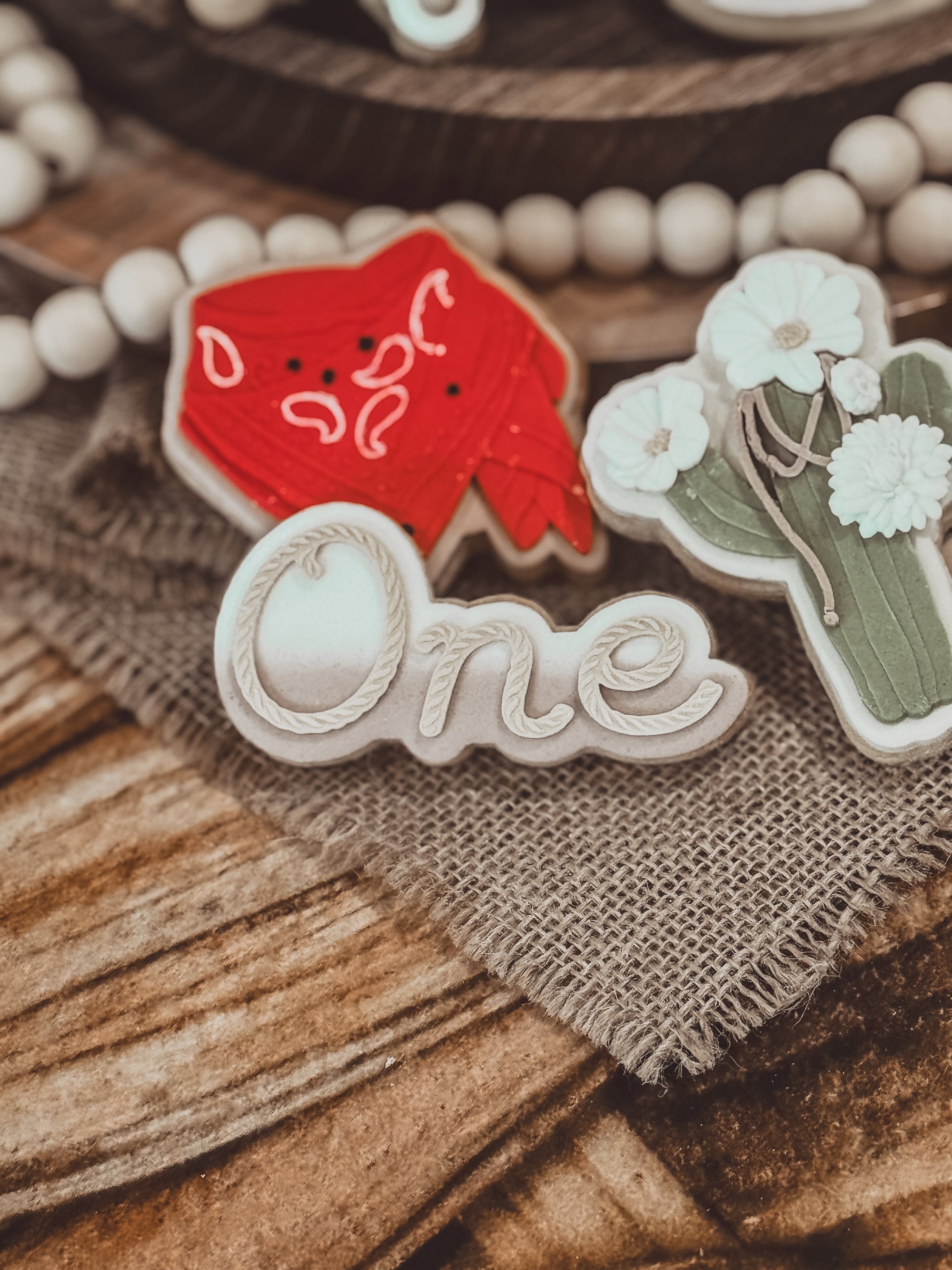 ONE Rope Font Cookie Cutter &amp; Stamp