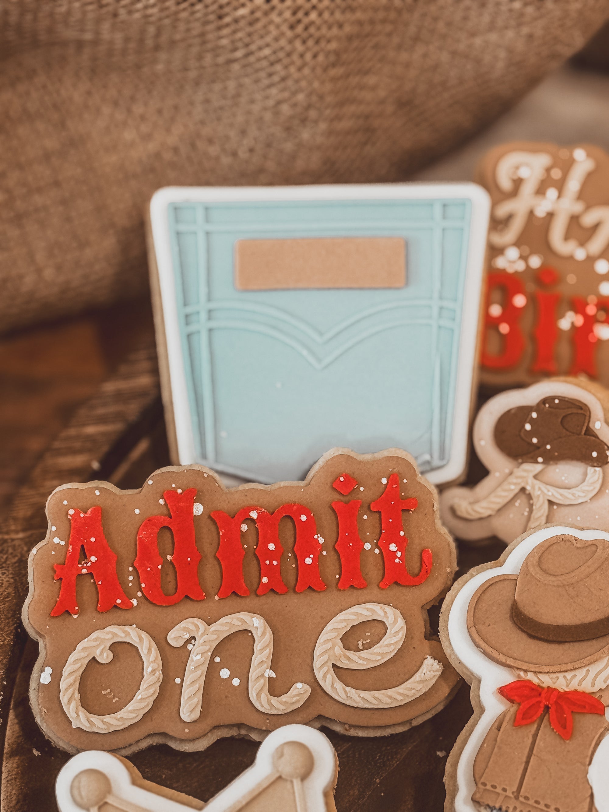 Denim Jeans Pocket Cookie Cutter &amp; Stamp