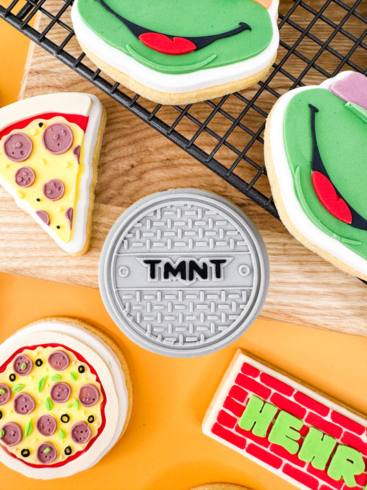 Super Turtles Drain Lid Cookie Cutter & Stamp