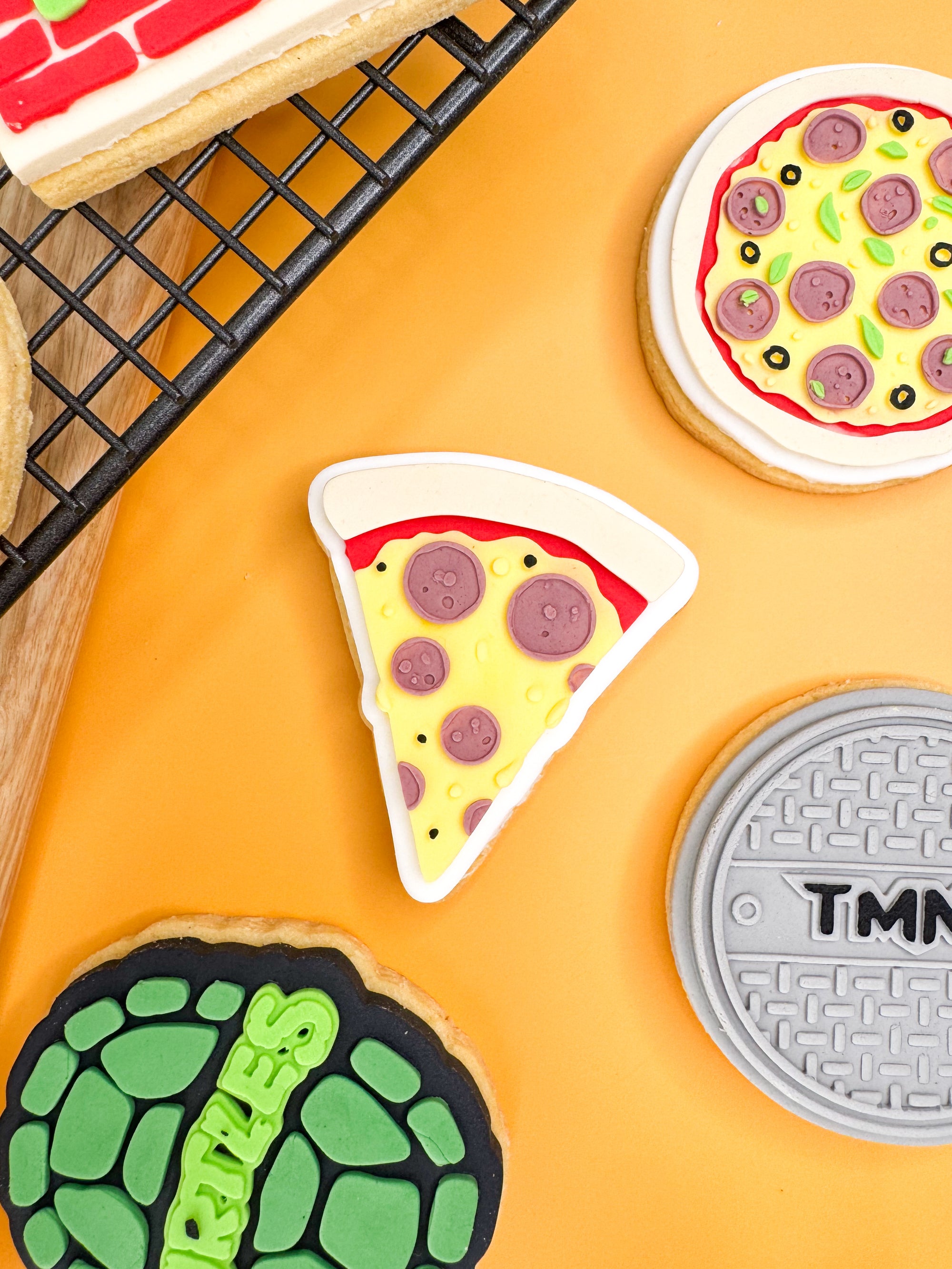 Pizza Slice Cookie Cutter &amp; Stamp