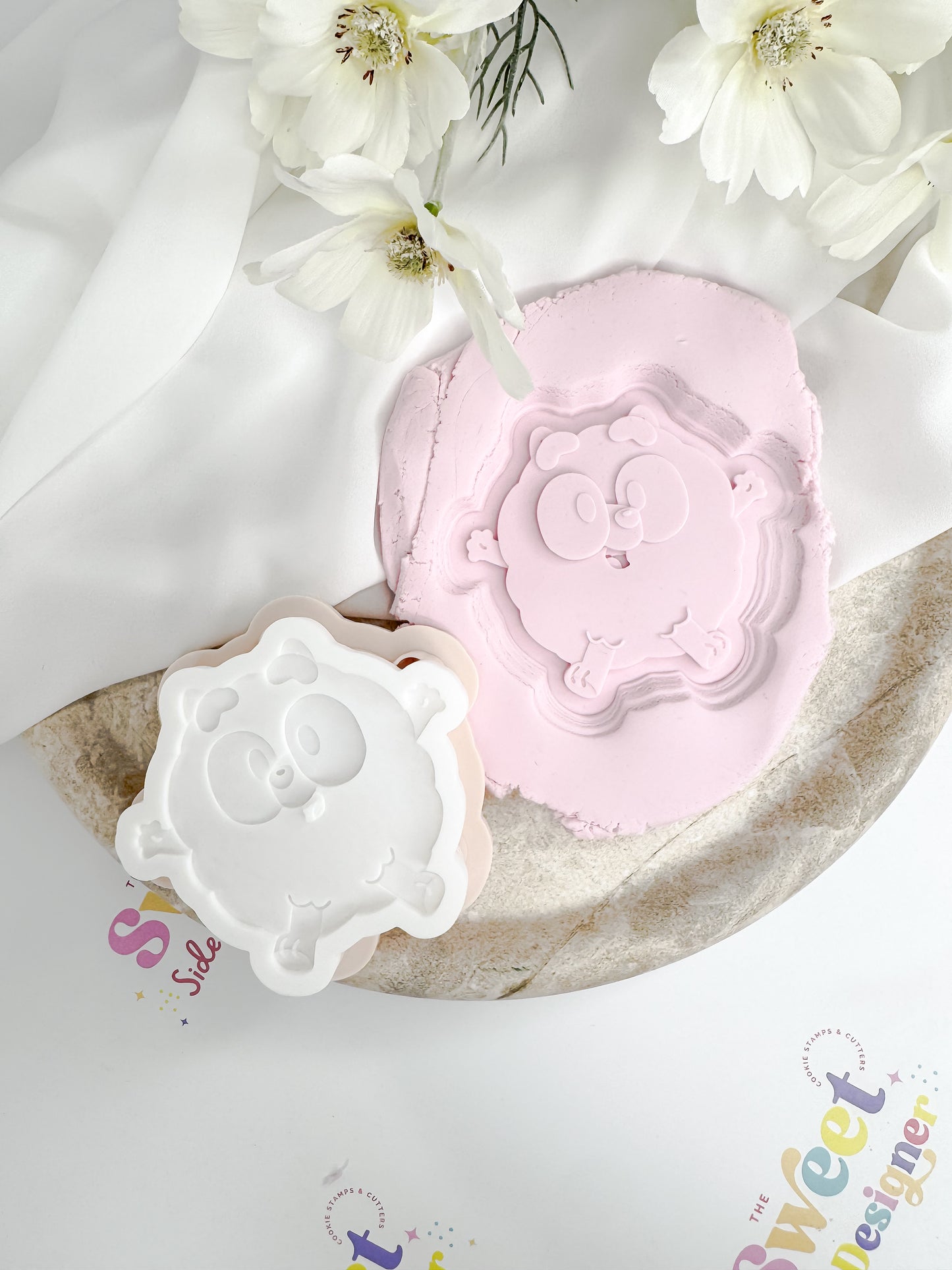 Happy Pomeranian Cookie Cutter & Stamp
