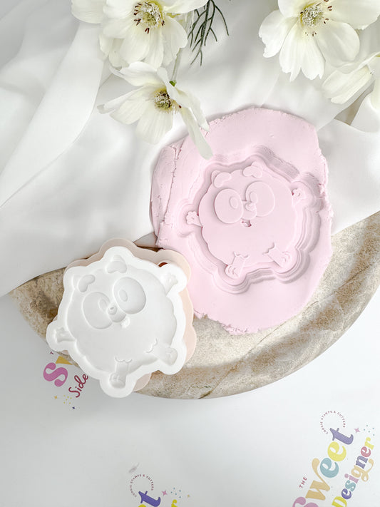 Happy Pomeranian Cookie Cutter & Stamp