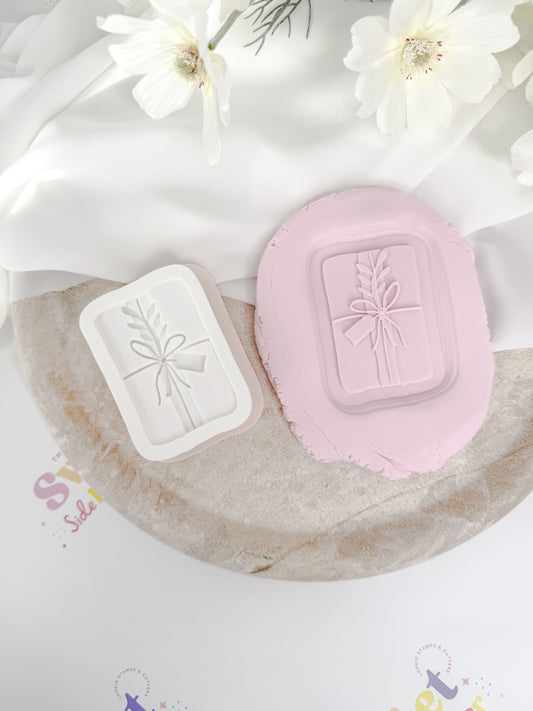 Christmas Present With Tag Cookie Cutter & Stamp