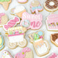 Waffle heart Drip Cookie Cutter & Stamp